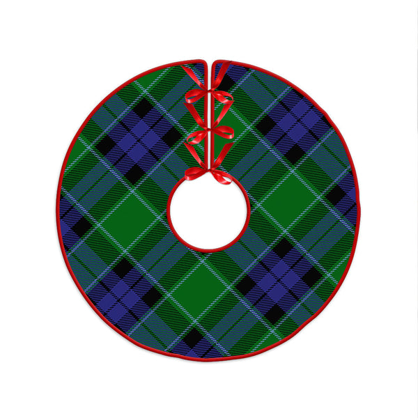 Haldane Clan Badge Tartan Christmas Tree Skirt