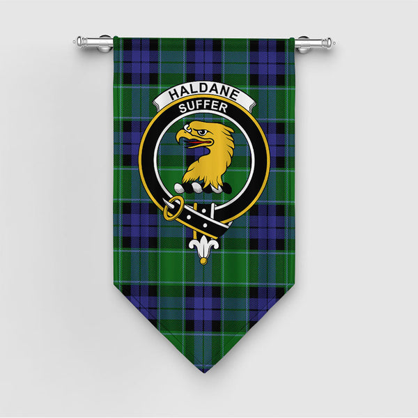 Haldane Clan Badge Tartan Gonfalon