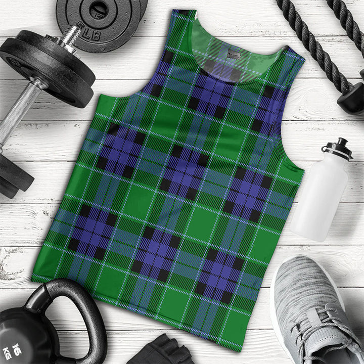 Haldane Clan Badge Tartan Men Tank Top
