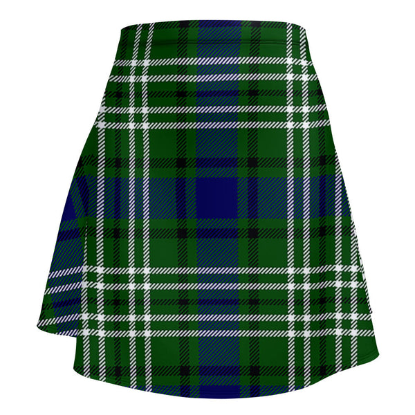 Haliburton Clan Badge Tartan Flared Skirt