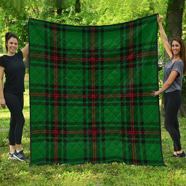 Halkerston Clan Badge Tartan Premium Quilt