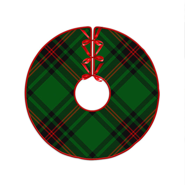 Halkett Clan Badge Tartan Christmas Tree Skirt