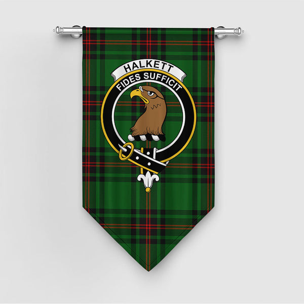 Halkett Clan Badge Tartan Gonfalon