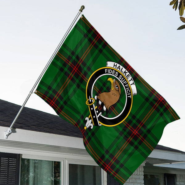 Halkett Clan Badge Tartan House Flag