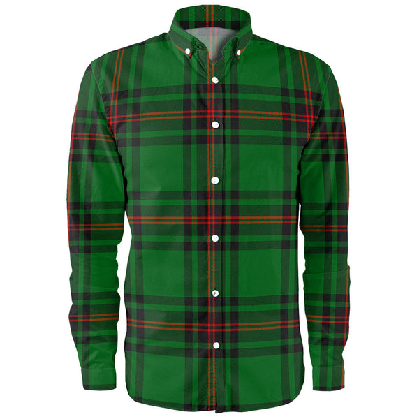 Halkett Clan Badge Tartan Long Sleeve Shirt