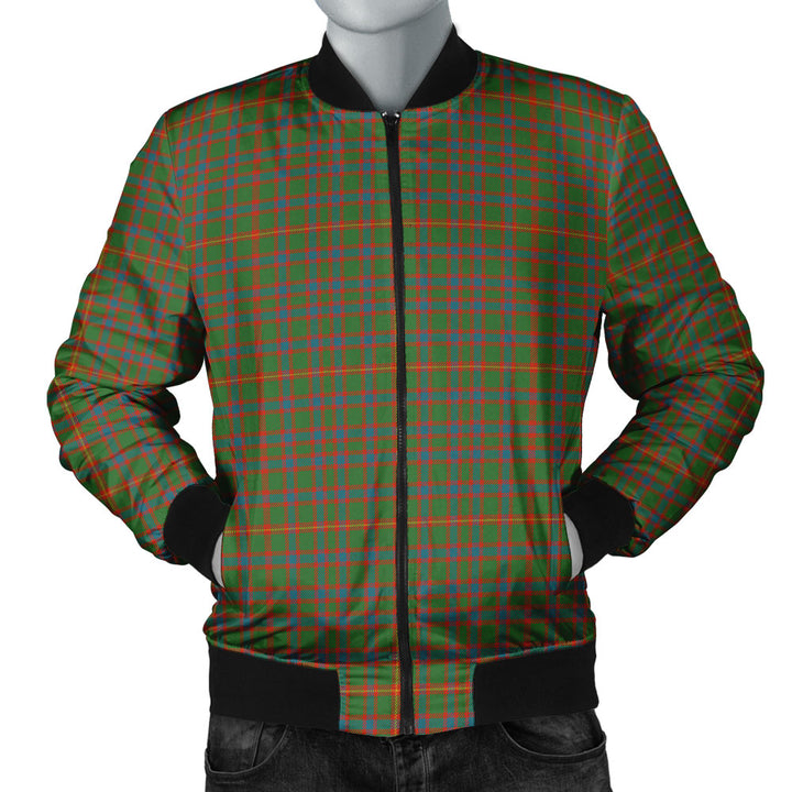 Hall Ancient Clan Badge Tartan Bomber Jacket