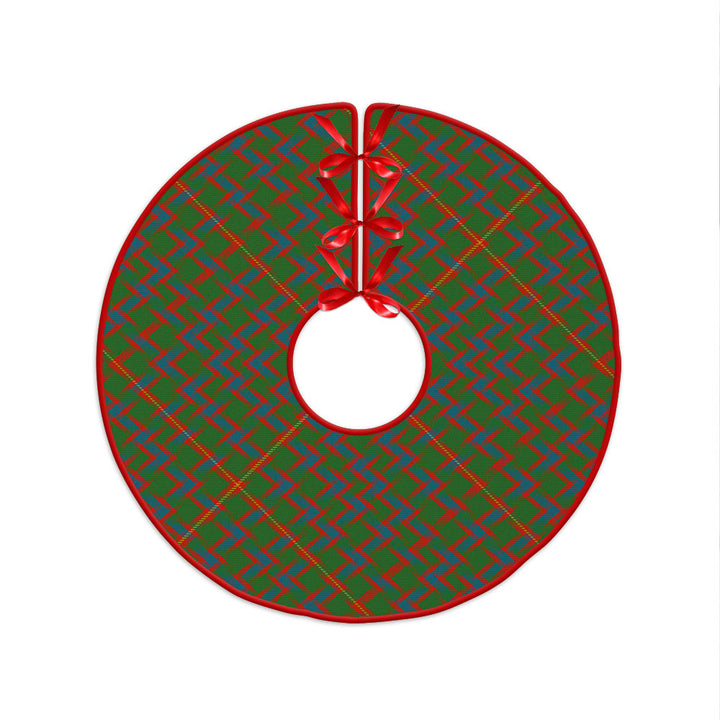 Hall Ancient Clan Badge Tartan Christmas Tree Skirt