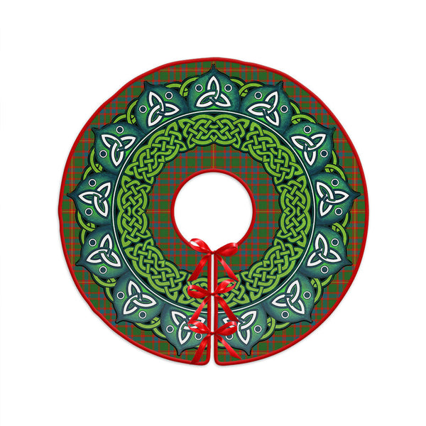 Hall Ancient Clan Badge Tartan Christmas Tree Skirt Heritage Holiday Decor