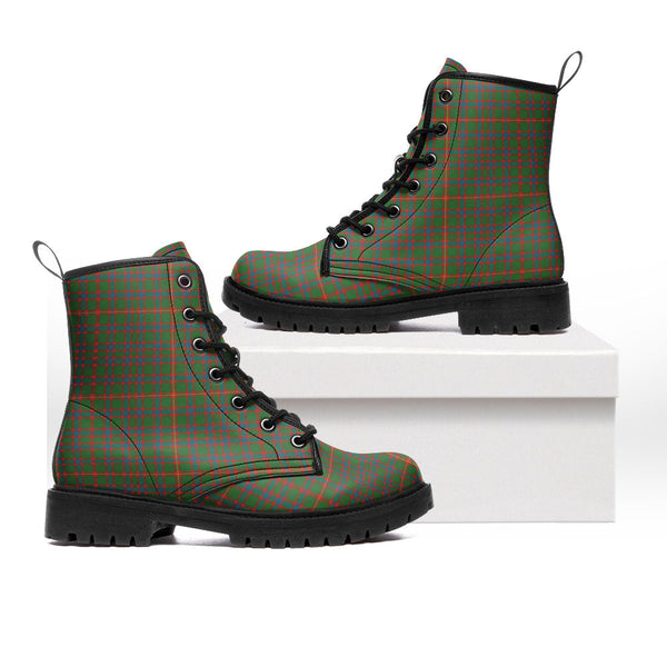 Hall Ancient Clan Badge Tartan Leather Boots