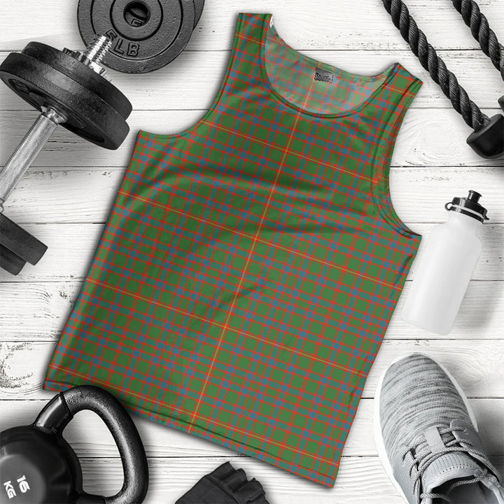 Hall Ancient Clan Badge Tartan Men Tank Top
