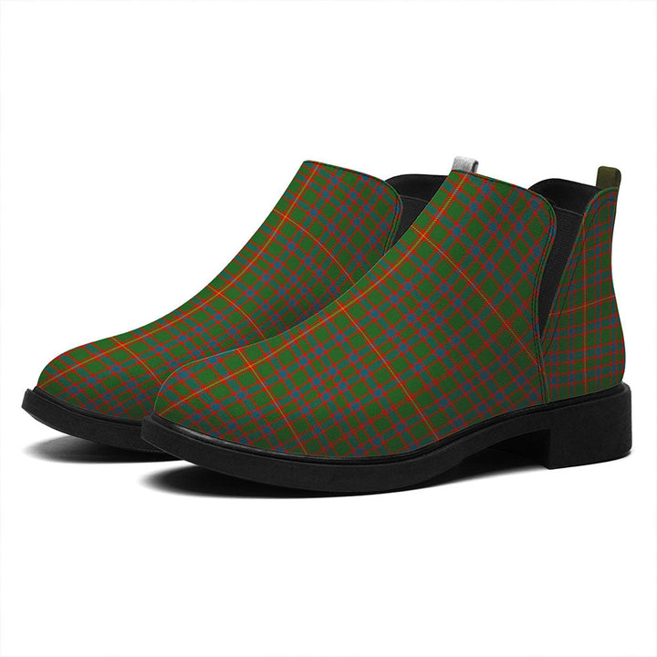 Hall Ancient Tartan Flat Ankle Boots