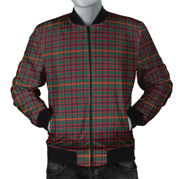 Hall Modern Clan Badge Tartan Bomber Jacket