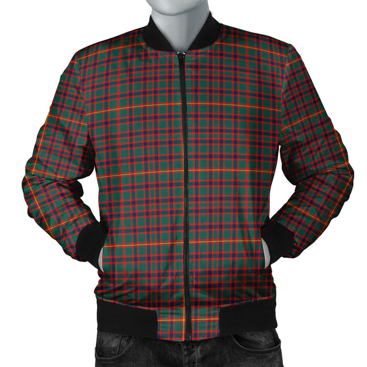 Hall Modern Clan Badge Tartan Bomber Jacket