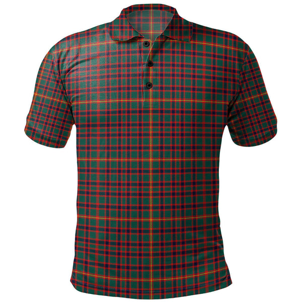 Hall Modern Clan Badge Tartan Polo Shirt