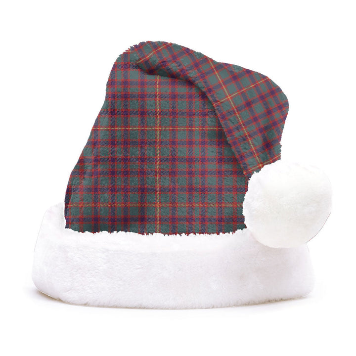 Hall Weathered Clan Badge Tartan Plush Christmas Hat