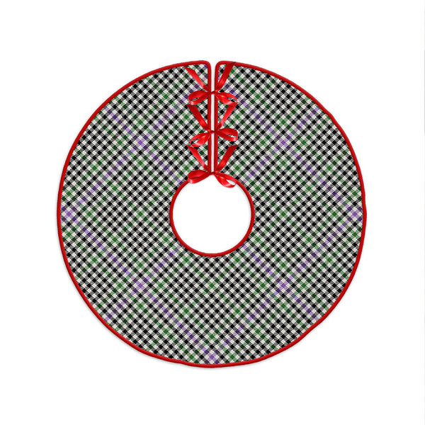 Halliday (Holliday) Ancient Clan Badge Tartan Christmas Tree Skirt