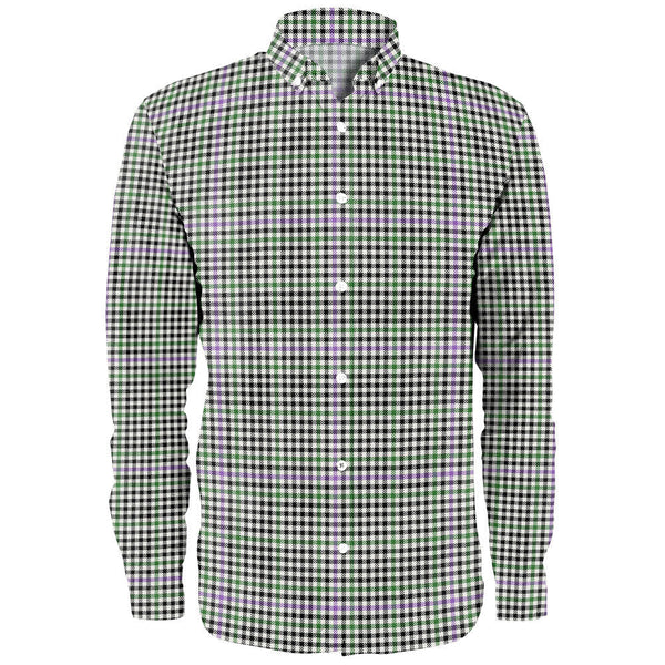 Halliday (Holliday) Ancient Clan Badge Tartan Long Sleeve Shirt