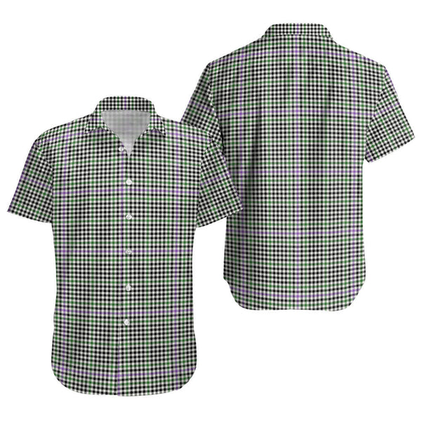 Halliday (Holliday) Ancient Clan Badge Tartan Short Sleeve Shirt