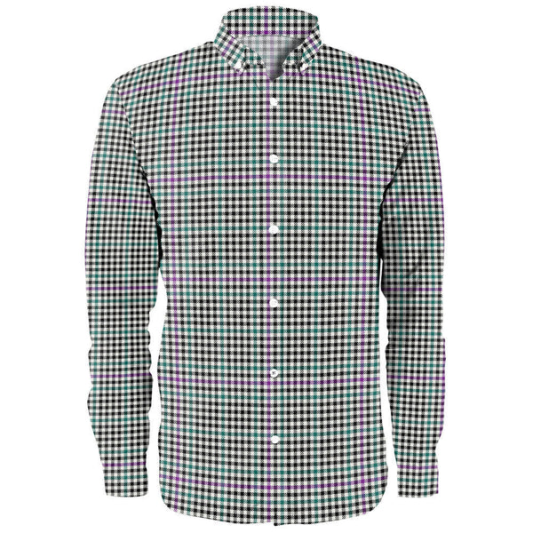 Halliday (Holliday) Modern Clan Badge Tartan Long Sleeve Shirt