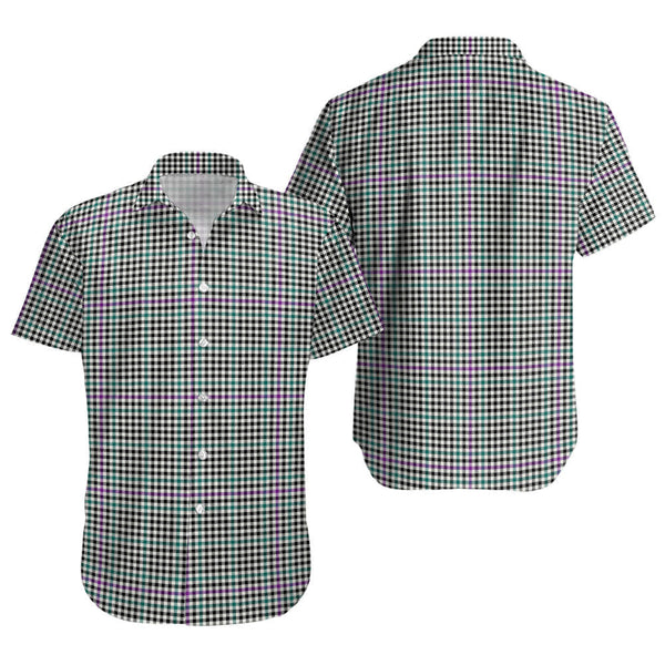 Halliday (Holliday) Modern Clan Badge Tartan Short Sleeve Shirt