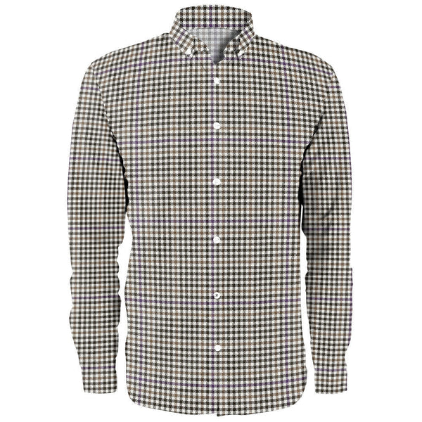 Halliday (Holliday) Weathered Clan Badge Tartan Long Sleeve Shirt