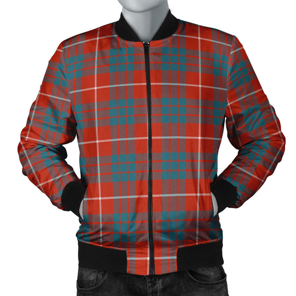 Hamilton Ancient Clan Badge Tartan Bomber Jacket