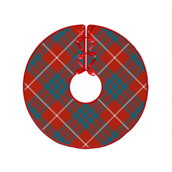 Hamilton Ancient Clan Badge Tartan Christmas Tree Skirt