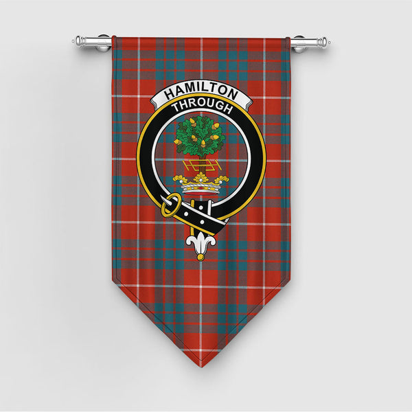 Hamilton Ancient Clan Badge Tartan Gonfalon