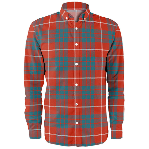 Hamilton Ancient Clan Badge Tartan Long Sleeve Shirt