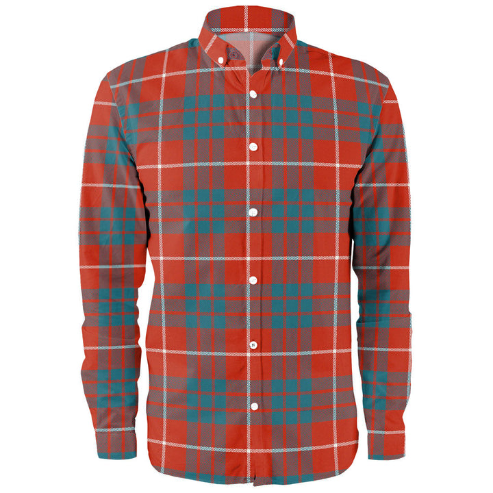 Hamilton Ancient Clan Badge Tartan Long Sleeve Shirt