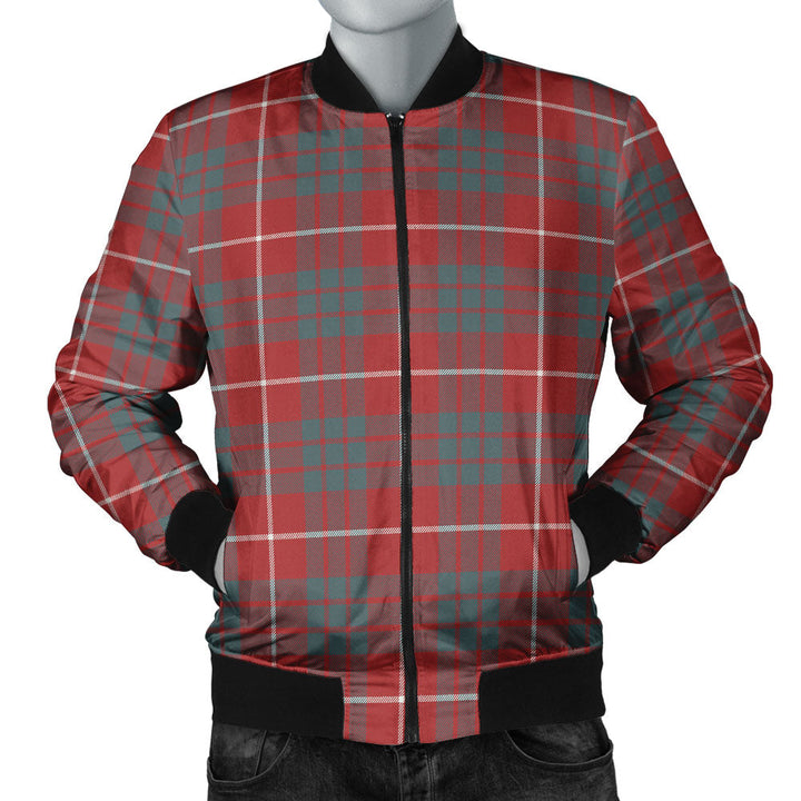 Hamilton Weathered Clan Badge Tartan Bomber Jacket