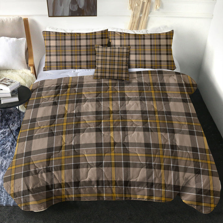Hamilton of Brandon Weathered Clan Badge Tartan Comforter