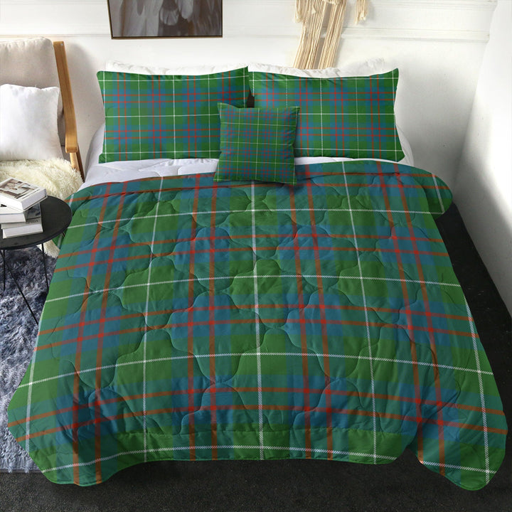 Hamilton of Clayton Ancient Clan Badge Tartan Comforter