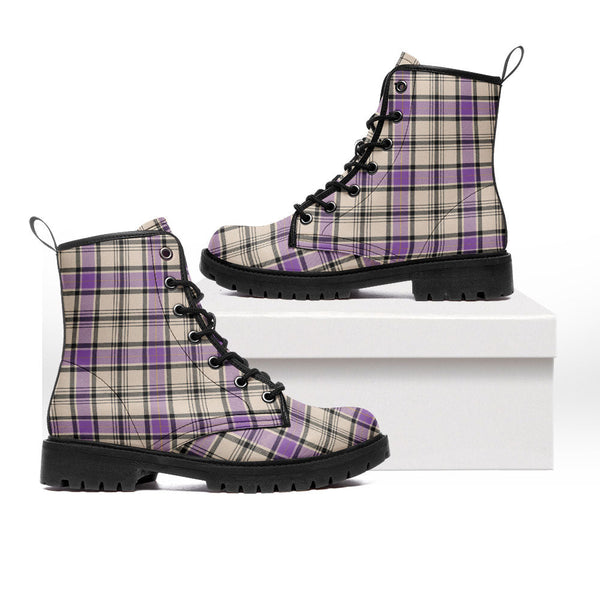 Haney Ancient Clan Badge Tartan Leather Boots