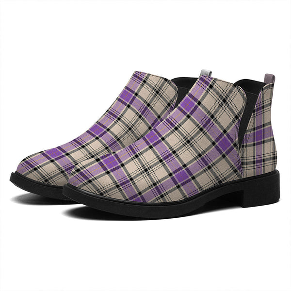 Haney Ancient Tartan Flat Ankle Boots