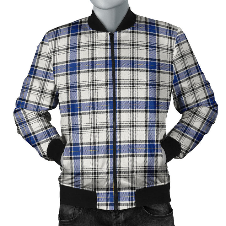 Haney Modern Clan Badge Tartan Bomber Jacket