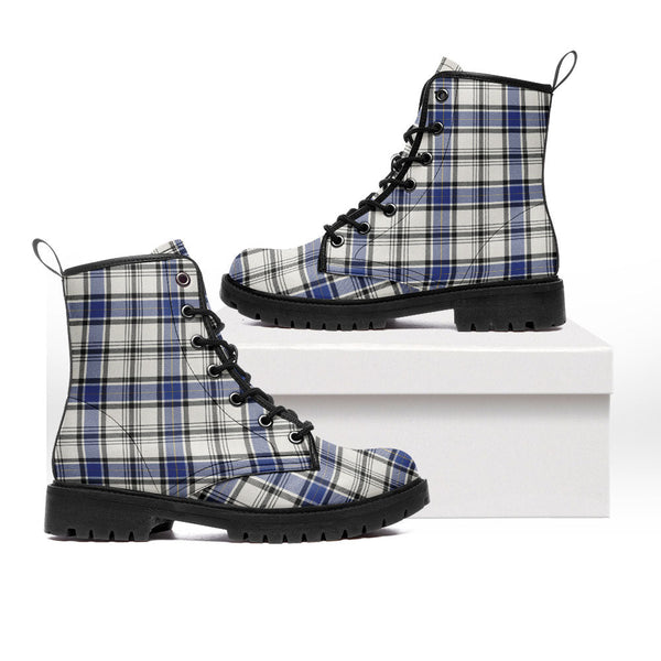 Haney Modern Clan Badge Tartan Leather Boots