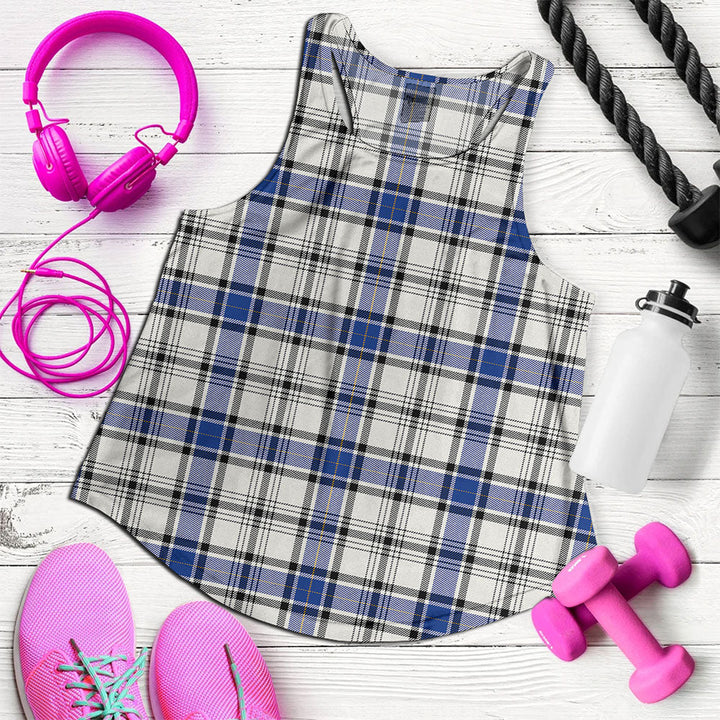 Haney Modern Clan Badge Tartan Women Racerback Tank Top