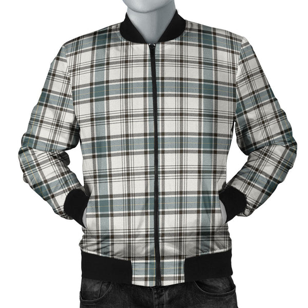 Haney Weathered Clan Badge Tartan Bomber Jacket