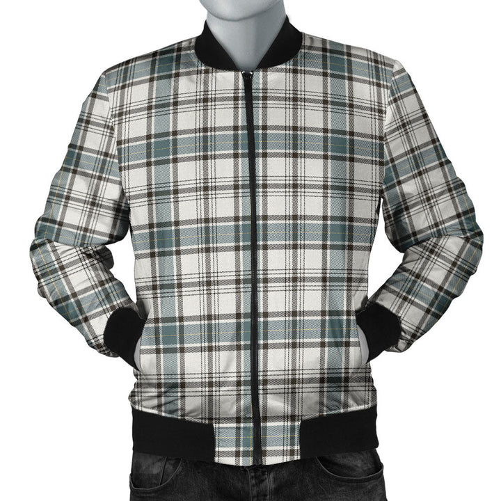 Haney Weathered Clan Badge Tartan Bomber Jacket