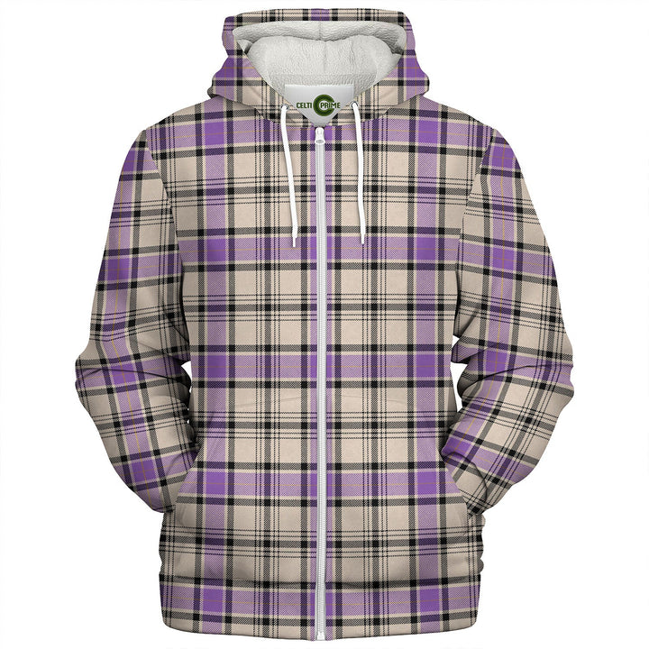 Hannay (Haney) (Hanna of Sorbie) Ancient Tartan Sherpa Hoodie