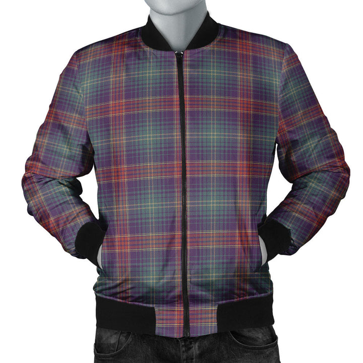 Hart Weathered Clan Badge Tartan Bomber Jacket