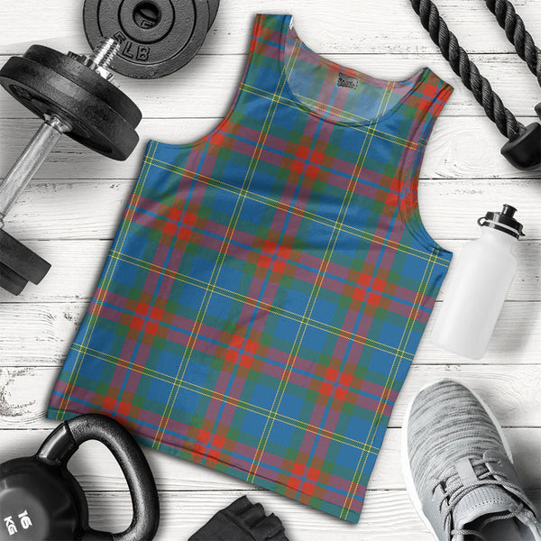 Harvey Ancient Clan Badge Tartan Men Tank Top