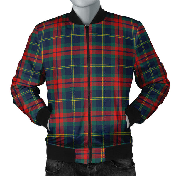 Harvey Modern Clan Badge Tartan Bomber Jacket