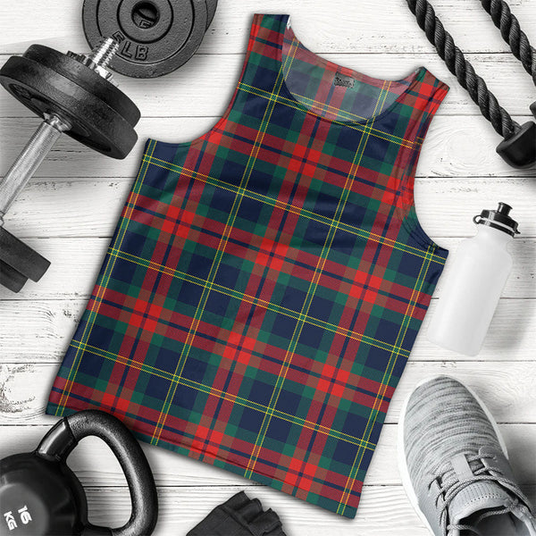 Harvey Modern Clan Badge Tartan Men Tank Top