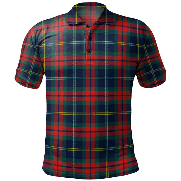 Harvey Modern Clan Badge Tartan Polo Shirt