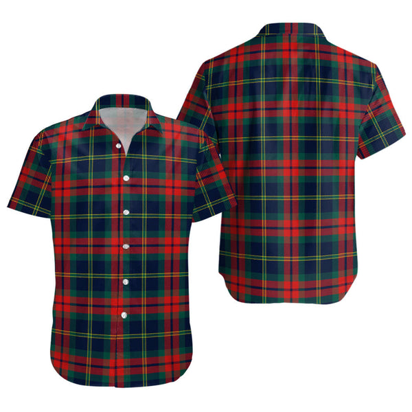 Harvey Modern Clan Badge Tartan Short Sleeve Shirt
