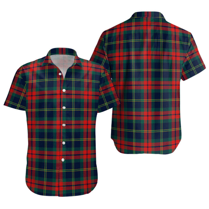 Harvey Modern Clan Badge Tartan Short Sleeve Shirt