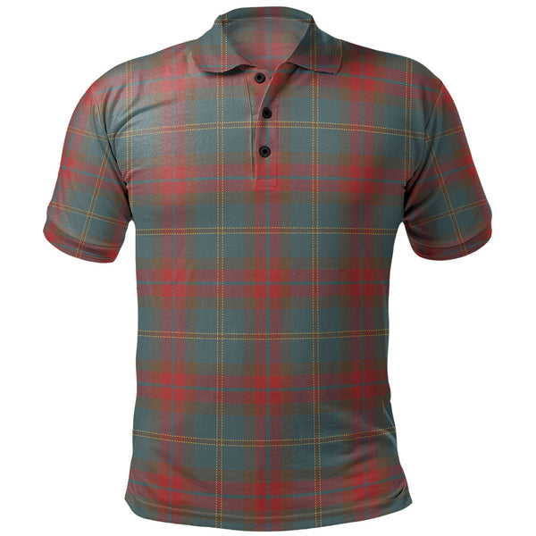 Harvey Weathered Clan Badge Tartan Polo Shirt