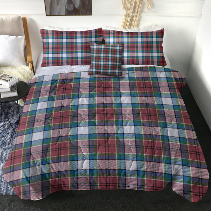 Hebridean Dress Arisaid Red Ancient Tartan Comforter